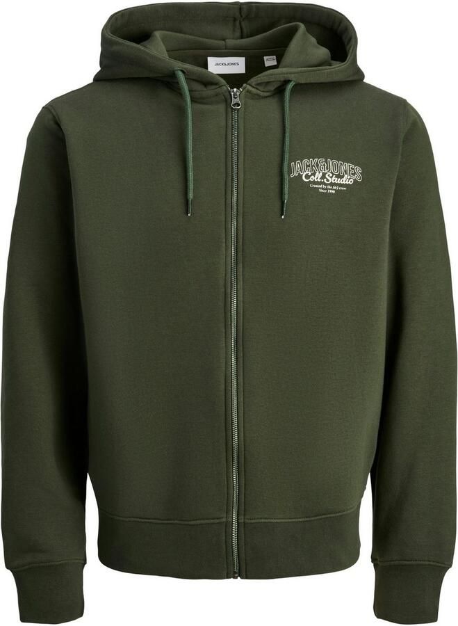 Jack & jones Sweatjack met capuchon en labelprint model 'MAKOTO' - Foto 5