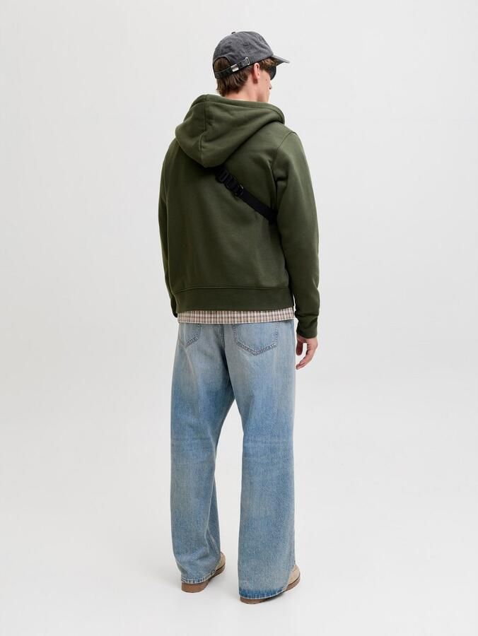 Jack & jones Sweatjack met capuchon en labelprint model 'MAKOTO' - Foto 4