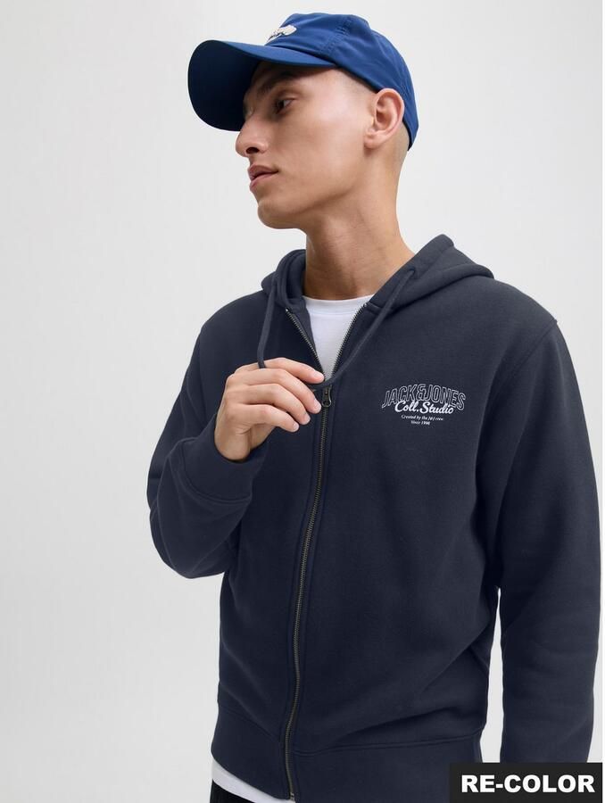 Jack & Jones Capuchonsweatvest JJMAKOTO SWEAT ZIP HOOD - Foto 3