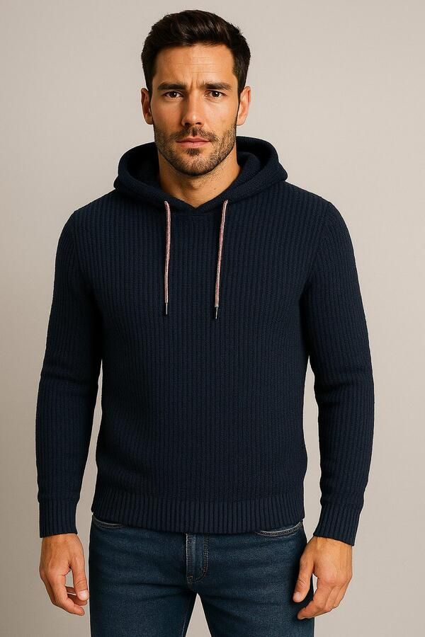 Jack & Jones Capuchontrui JJLINK KNIT HOODIE - Foto 2