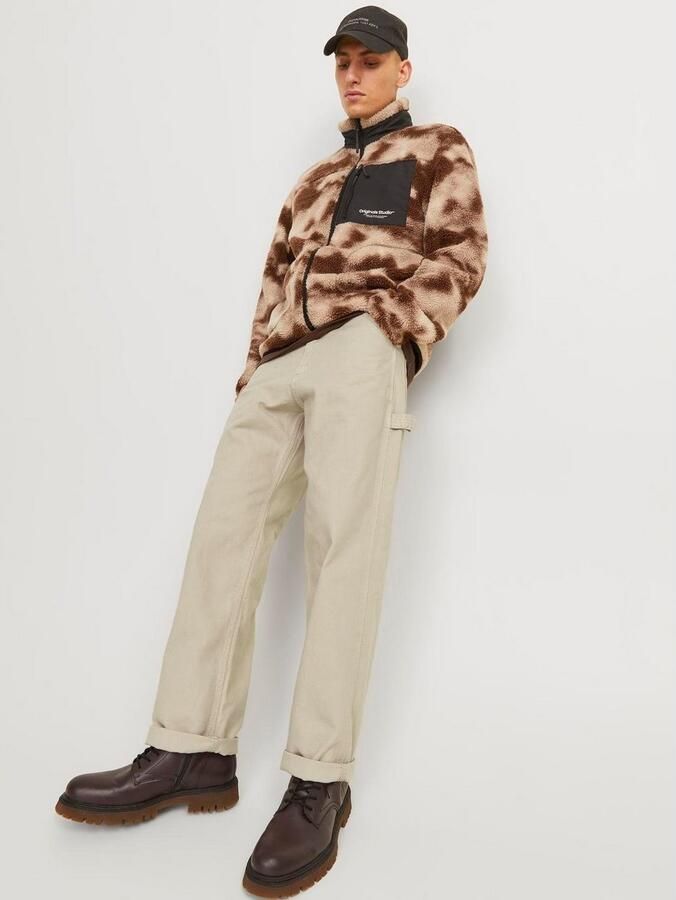 JACK & JONES PANTS STUDIO loose fit cargo broek JPSTEDDIE JJCARPENTER fields of rye - Foto 5