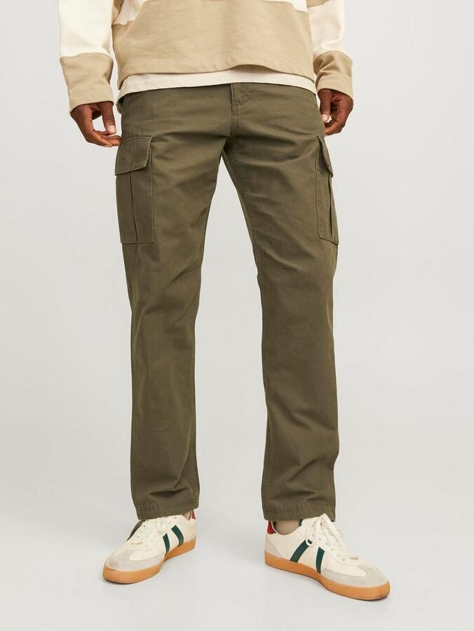 Jack & jones Straight leg cargobroek met steekzakken model 'BARKLEY' - Foto 3