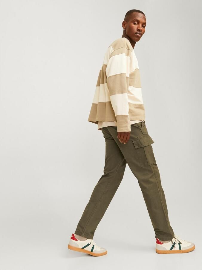 Jack & jones Straight leg cargobroek met steekzakken model 'BARKLEY' - Foto 4