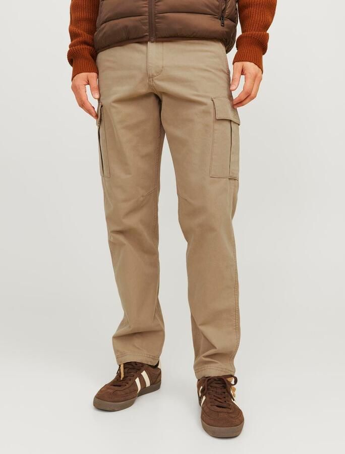 Jack & jones Straight leg cargobroek met steekzakken model 'BARKLEY'