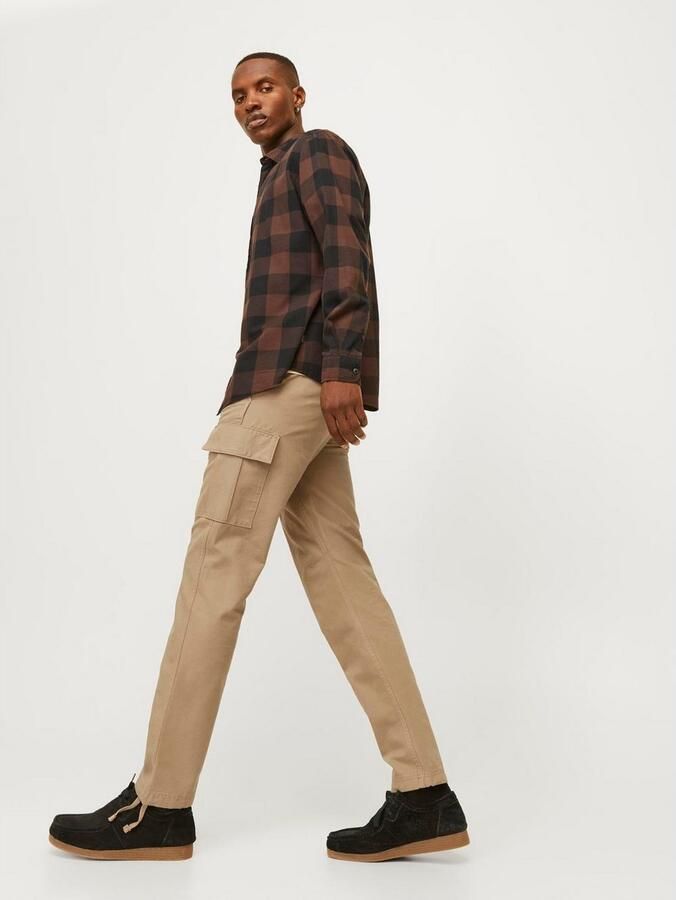 Jack & jones Straight leg cargobroek met steekzakken model 'BARKLEY' - Foto 7