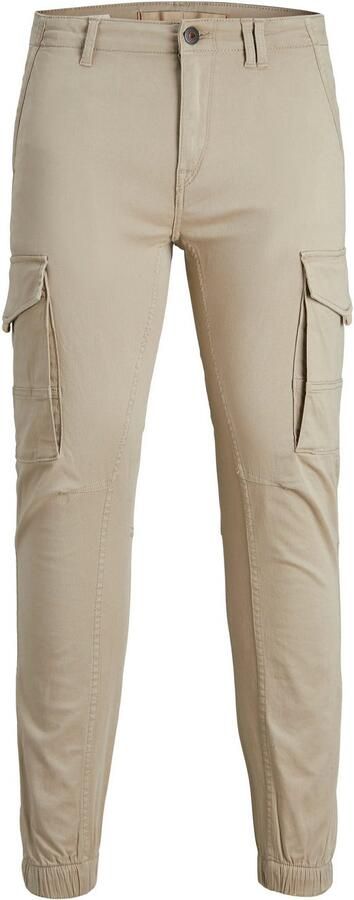 JACK & JONES PANTS STUDIO slim fit cargo broek JPSTPAUL FLAKE beige - Foto 9