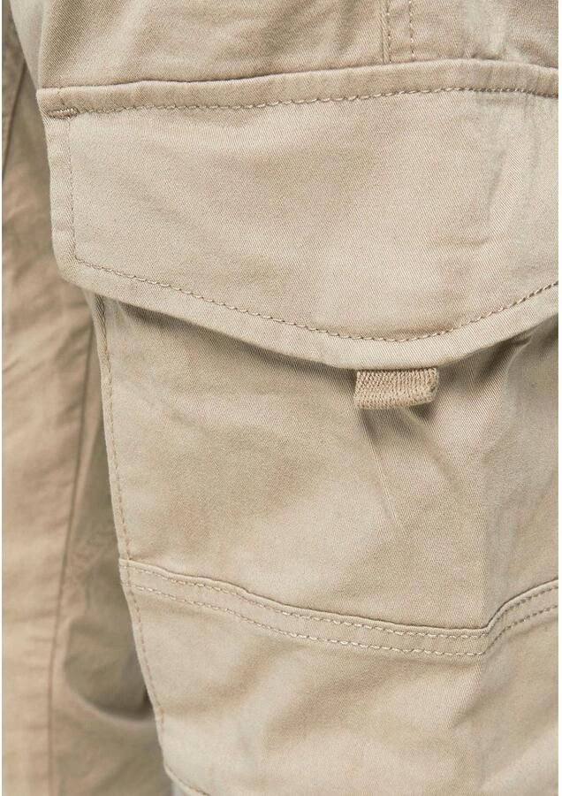 JACK & JONES PANTS STUDIO slim fit cargo broek JPSTPAUL FLAKE beige - Foto 5