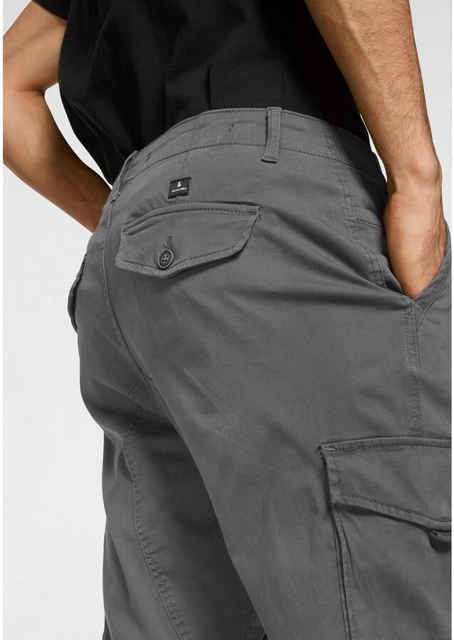 JACK & JONES JEANS INTELLIGENCE regular fit cargobroek JJIPAUL JJFLAKE asphalt - Foto 3