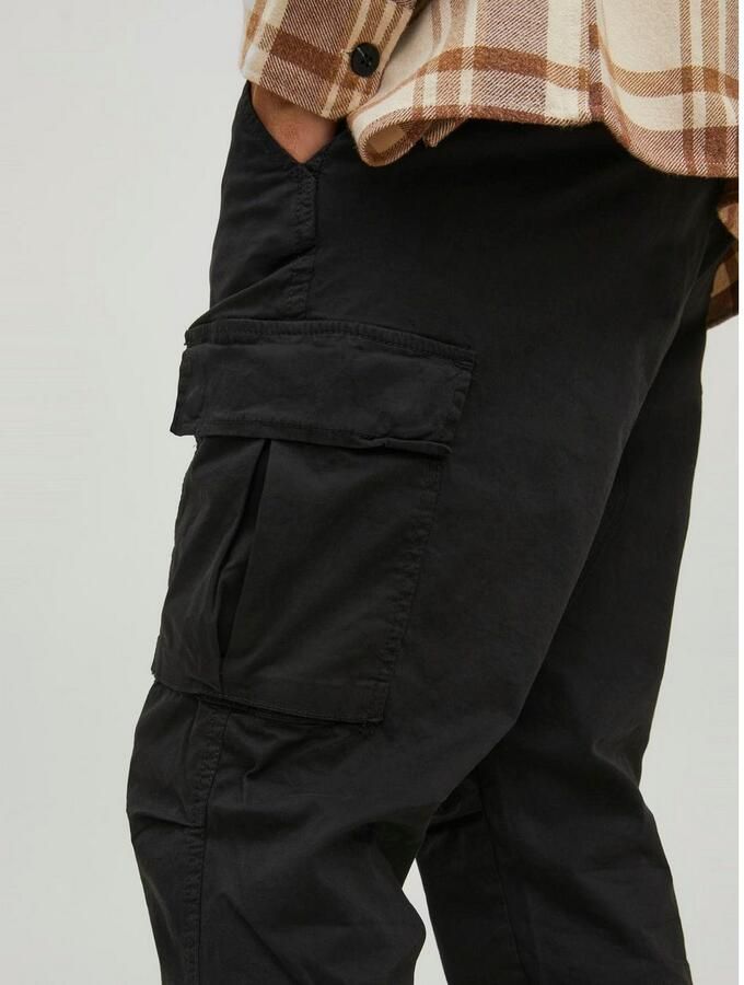 Jack & jones Loose fit cargobroek met knoop en ritssluiting - Foto 2