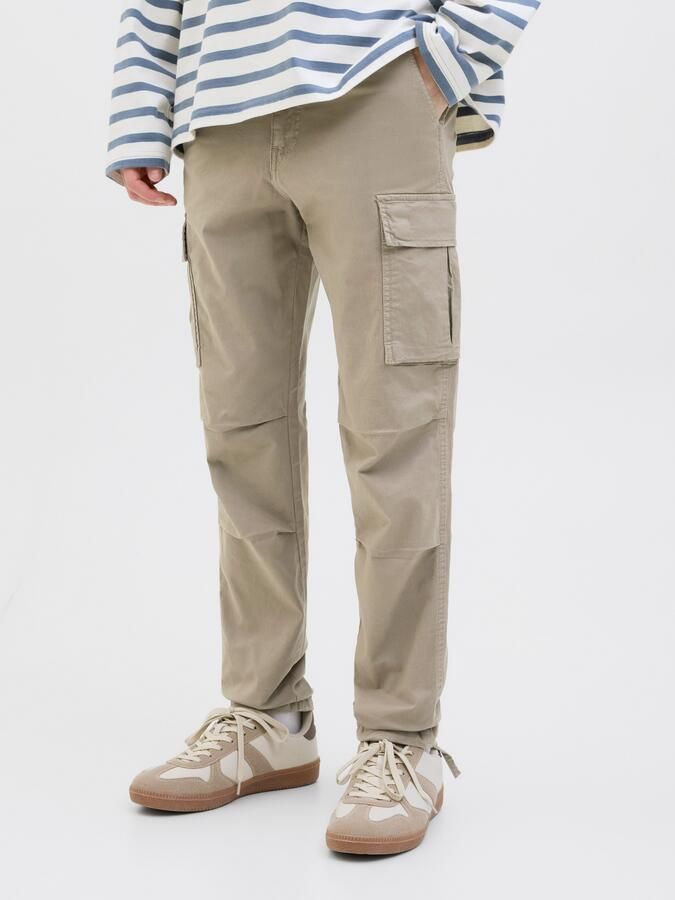 Jack & jones Loose fit cargobroek met knoop en ritssluiting - Foto 6
