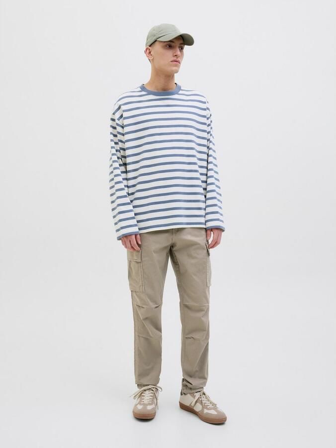 Jack & jones Loose fit cargobroek met knoop en ritssluiting - Foto 3