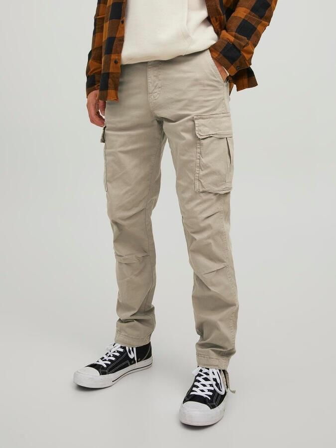 Jack & jones Loose fit cargobroek met knoop en ritssluiting - Foto 14