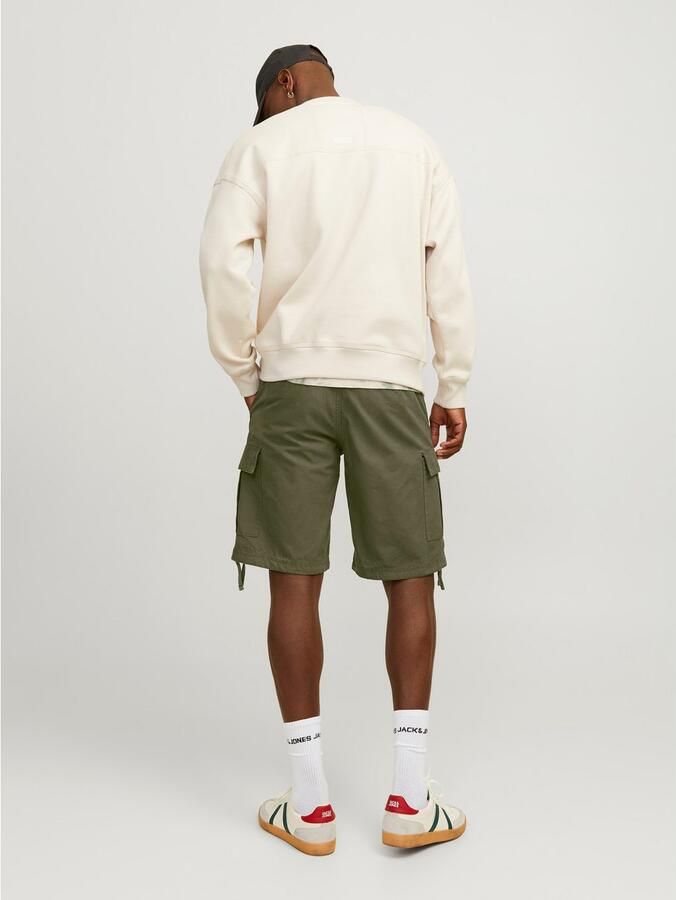 Jack & jones Korte regular fit cargobroek met riemlussen model 'COLE BARKLEY' - Foto 6