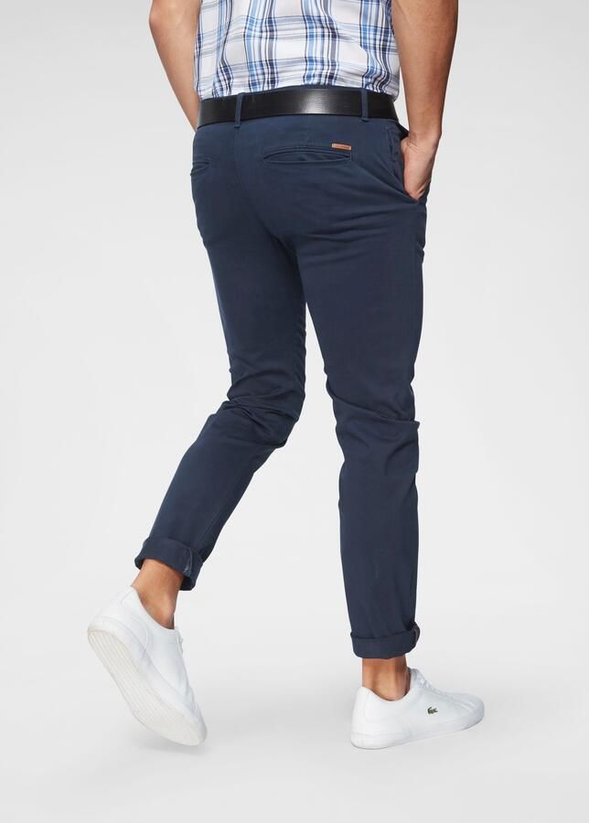 Jack & jones Blauwe Broek met Ritssluiting en Knopen in Katoenmix Blue Heren - Foto 9
