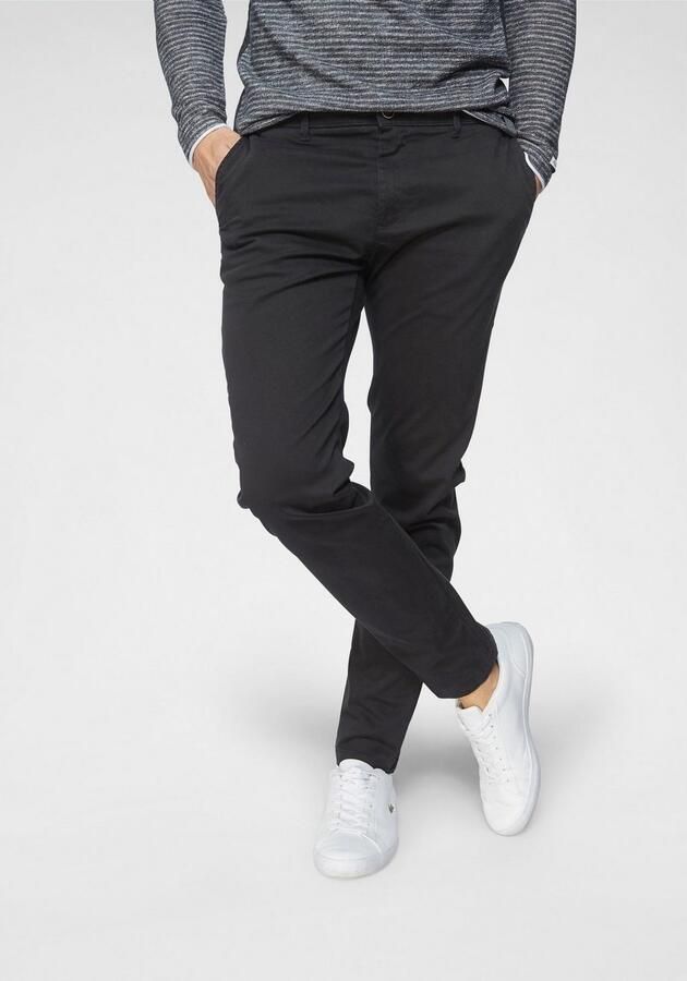 JACK & JONES JEANS INTELLIGENCE slim fit it chino JJIMARCO JJBOWIE zwart - Foto 6