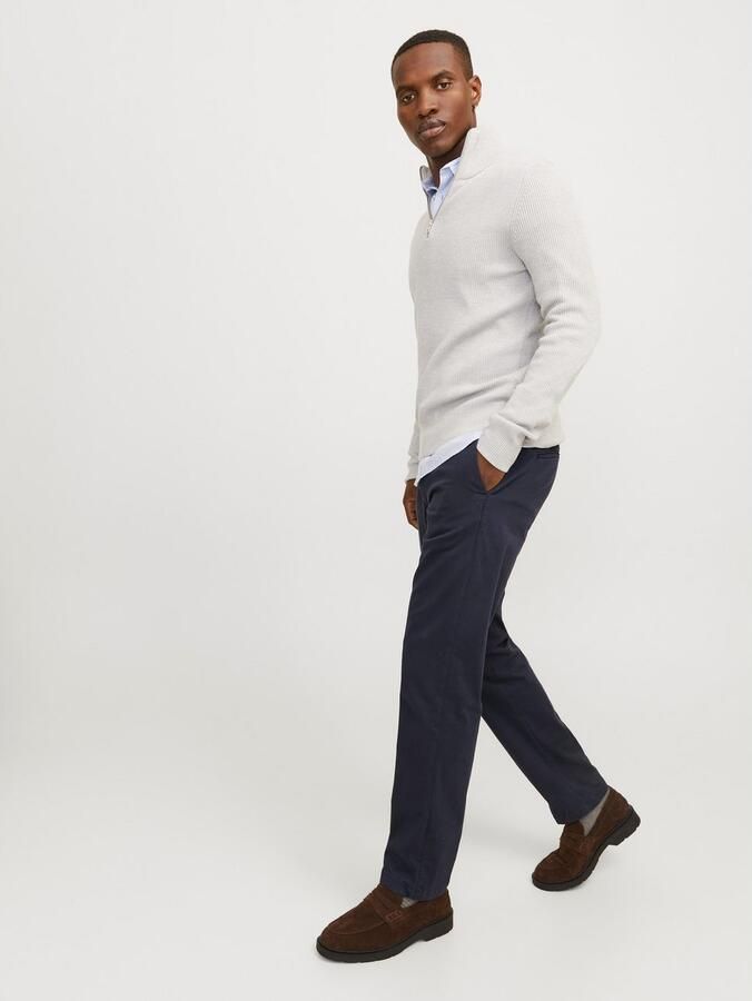 Jack & jones Regular fit chino met ceintuurlussen model 'KANE' - Foto 3