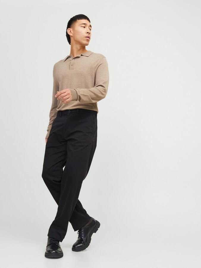 Jack & jones Regular fit chino met ceintuurlussen model 'KANE' - Foto 2