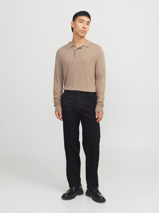 Jack & jones Regular fit chino met ceintuurlussen model 'KANE' - Foto 4