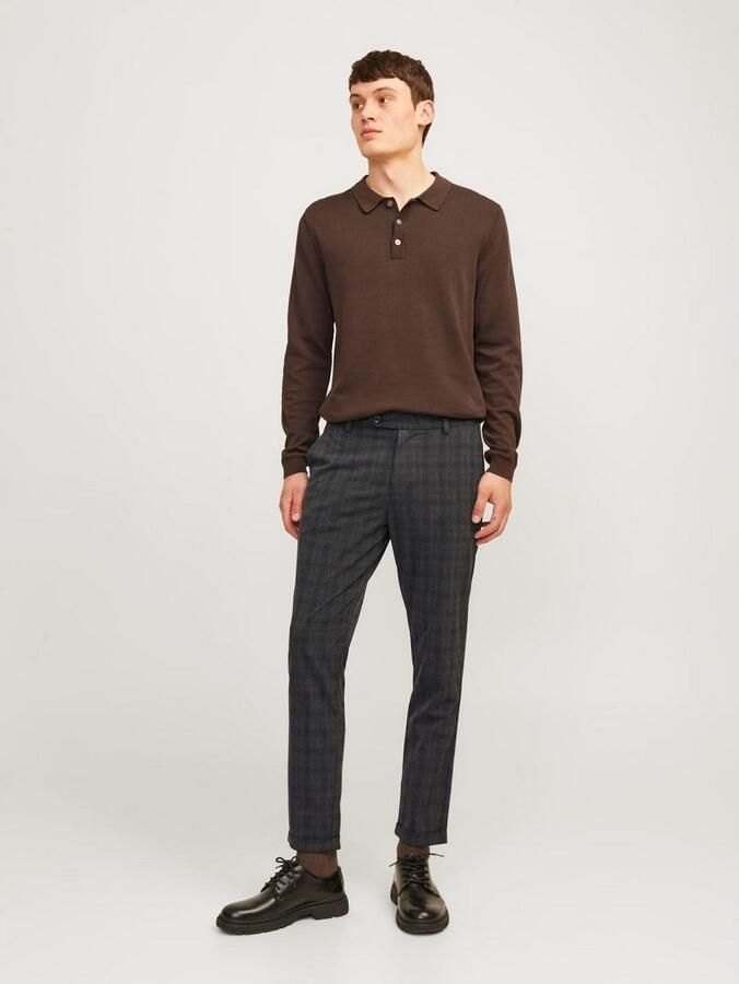 Jack & jones Slim fit stoffen broek met achterzakken model 'MARCO CONNOR' - Foto 3