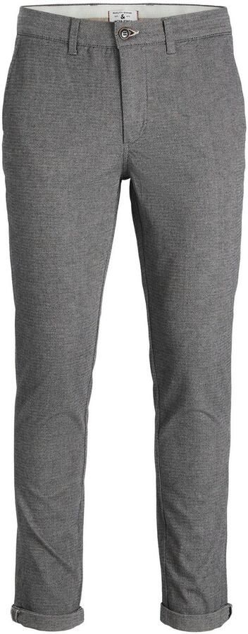 JACK & JONES PANTS STUDIO gemêleerde slim fit broek JPSTMARCO drizzle - Foto 8