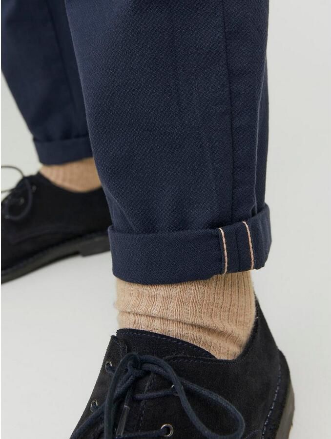 JACK & JONES PANTS STUDIO slim fit chino JPSTMARCO donkerblauw - Foto 8