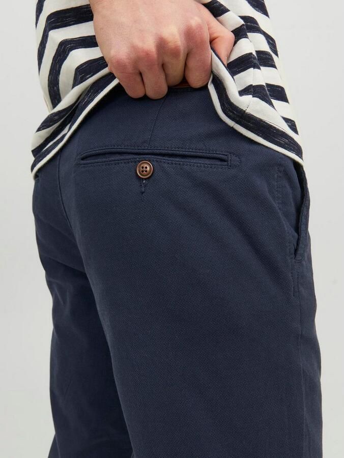 JACK & JONES PANTS STUDIO slim fit chino JPSTMARCO donkerblauw - Foto 2