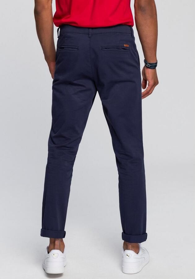 Jack & Jones Chino JPSTMARCO met smalle pijpen en onderhoudsvriendelijke stof