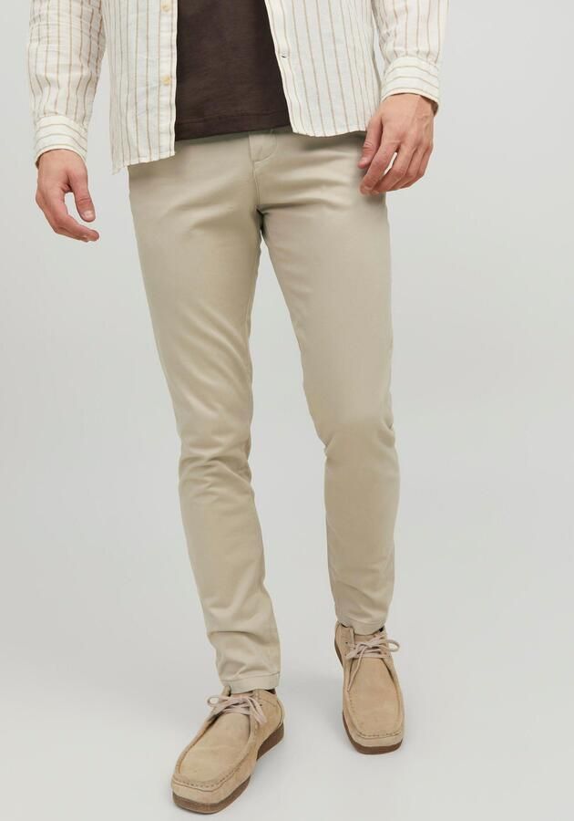 Jack & jones Slim fit chino met ceintuurlussen model 'MARCO BOWIE' - Foto 10