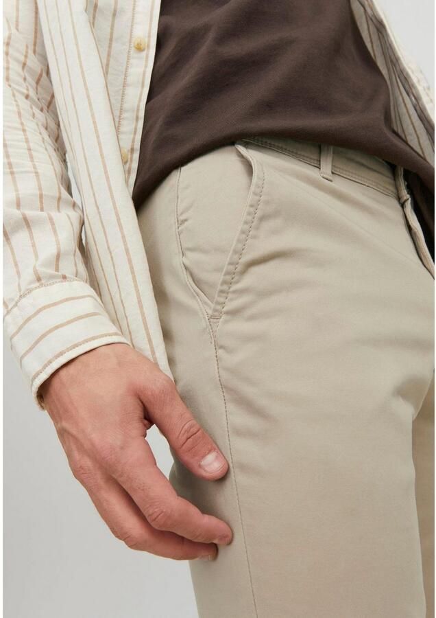 Jack & jones Slim fit chino met ceintuurlussen model 'MARCO BOWIE' - Foto 3