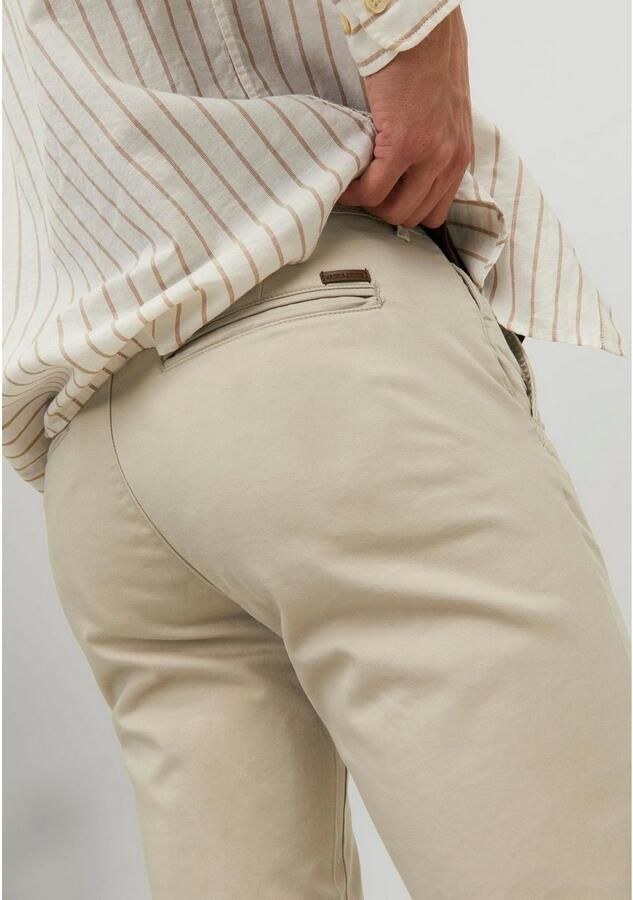 Jack & jones Slim fit chino met ceintuurlussen model 'MARCO BOWIE' - Foto 4