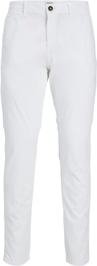 Jack & jones Slim fit chino in wit met steekzakken model 'MARCO BOWIE' - Foto 12