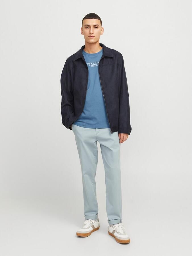 Jack & jones Slim fit chino met ceintuurlussen model 'MARCO BOWIE' - Foto 4