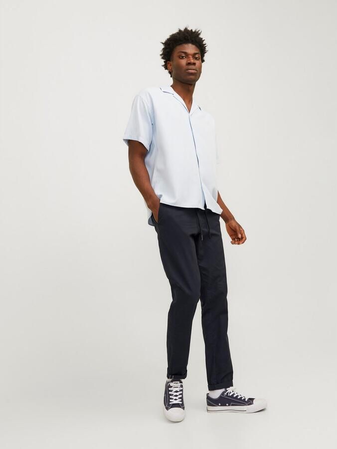 Jack & jones Broek Jack & Jones 12253071 MARCO-DARK NAVY - Foto 4