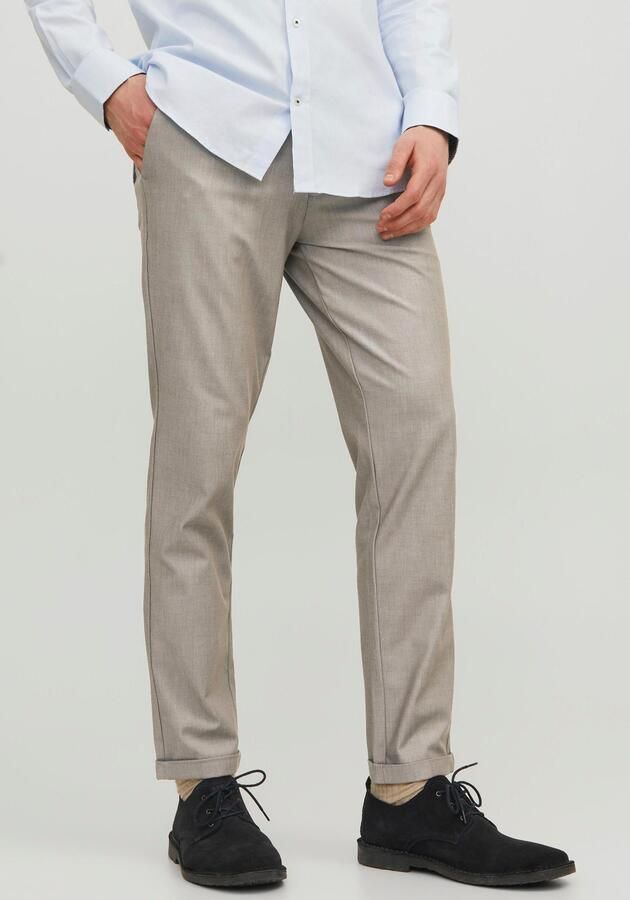 Jack & jones Slim fit stoffen broek in effen design model 'MARCO' - Foto 11