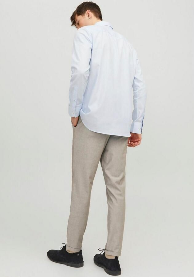 Jack & jones Slim fit stoffen broek in effen design model 'MARCO' - Foto 7