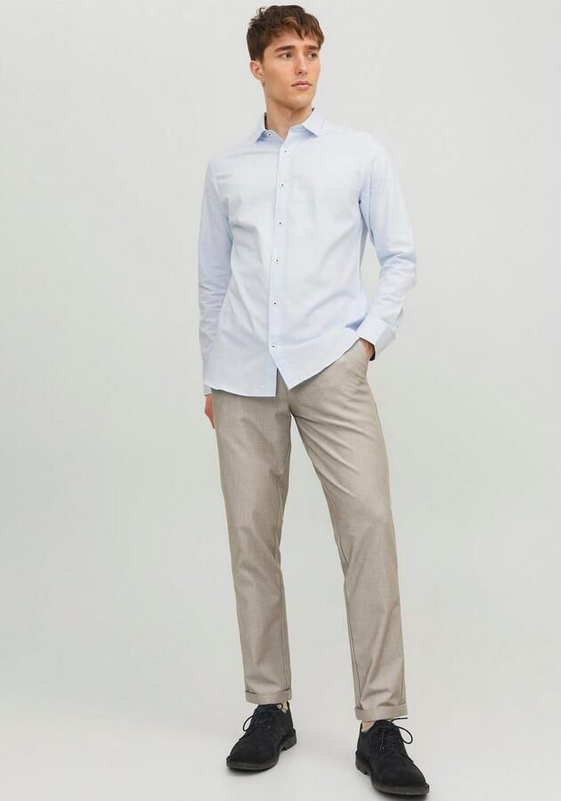 Jack & jones Slim fit stoffen broek in effen design model 'MARCO' - Foto 9