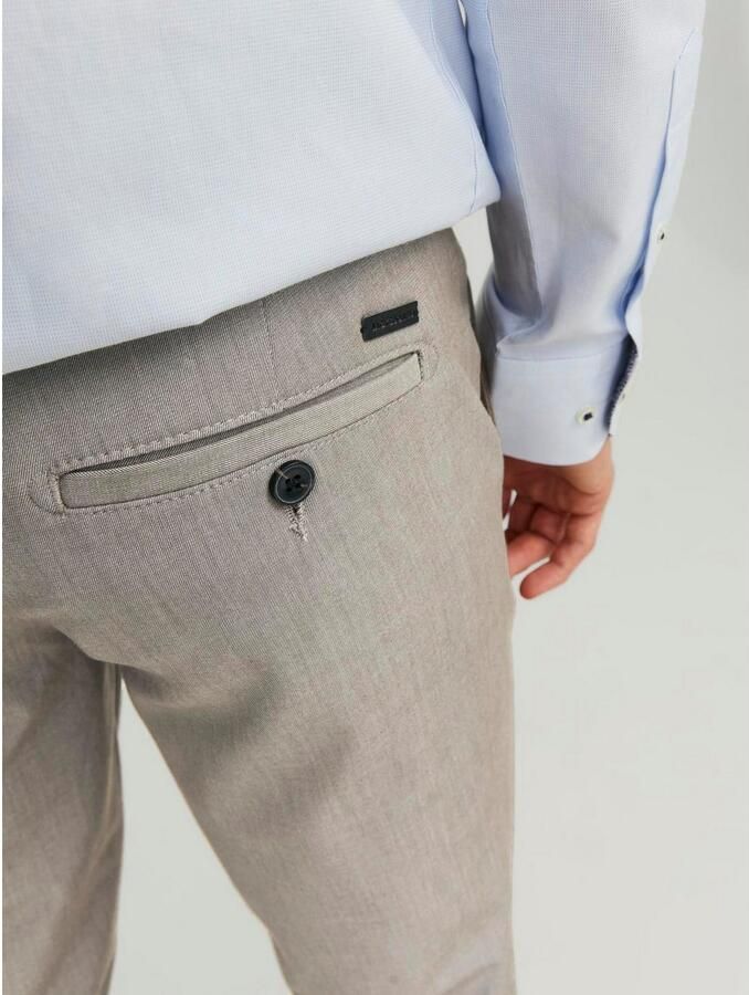 Jack & jones Slim fit stoffen broek in effen design model 'MARCO' - Foto 2