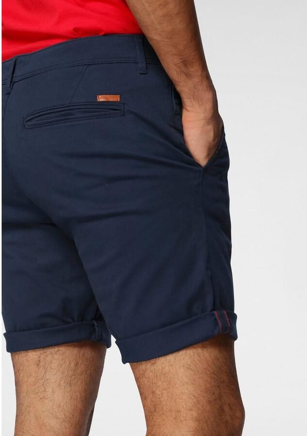 JACK & JONES PANTS STUDIO regular fit chino short JPSTBOWIE navy blazer - Foto 8