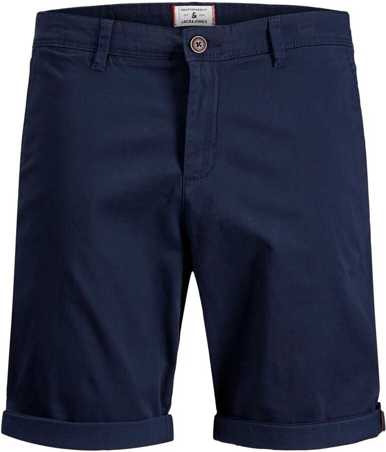 JACK & JONES PANTS STUDIO regular fit chino short JPSTBOWIE navy blazer - Foto 4