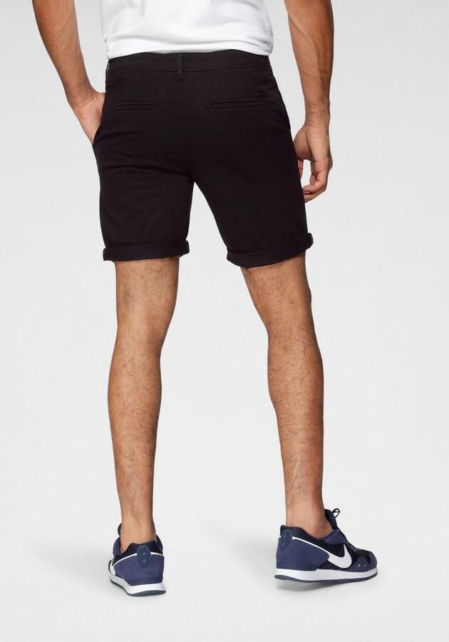 JACK & JONES JEANS INTELLIGENCE regular fit chino short Bowie zwart - Foto 6