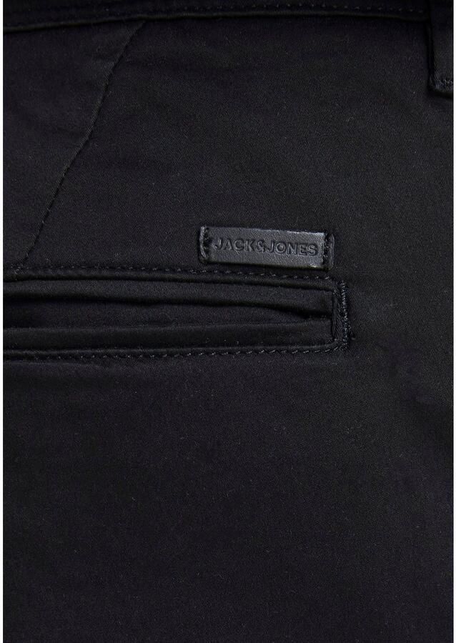 JACK & JONES JEANS INTELLIGENCE regular fit chino short Bowie zwart - Foto 3