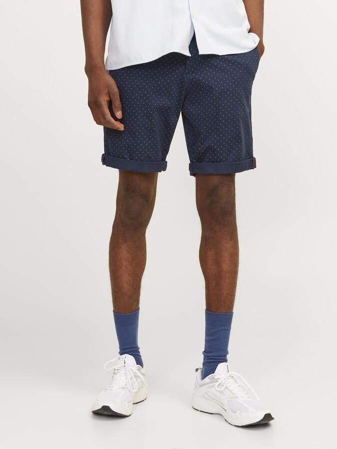 JACK & JONES PANTS STUDIO regular chino short JPSTBOWIE donkerblauw - Foto 7