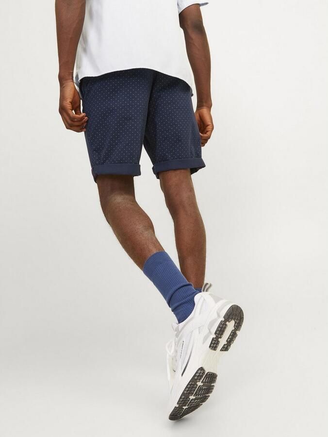 JACK & JONES PANTS STUDIO regular chino short JPSTBOWIE donkerblauw - Foto 5