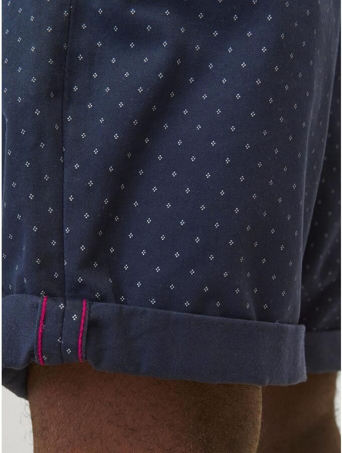 JACK & JONES PANTS STUDIO regular chino short JPSTBOWIE donkerblauw - Foto 4