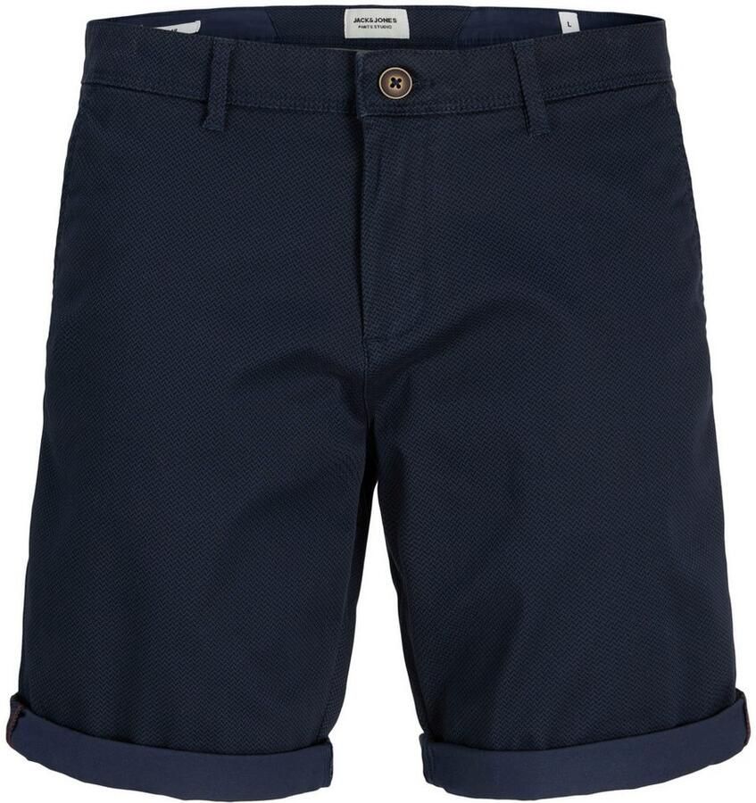 JACK & JONES PANTS STUDIO regular chino short JPSTBOWIE donkerblauw - Foto 2