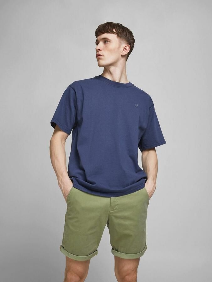 JACK & JONES PANTS STUDIO regular fit chino short JPSTBOWIE deep lichen green - Foto 14