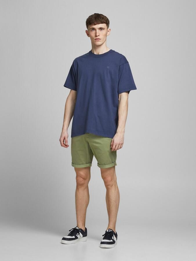 JACK & JONES PANTS STUDIO regular fit chino short JPSTBOWIE deep lichen green - Foto 7