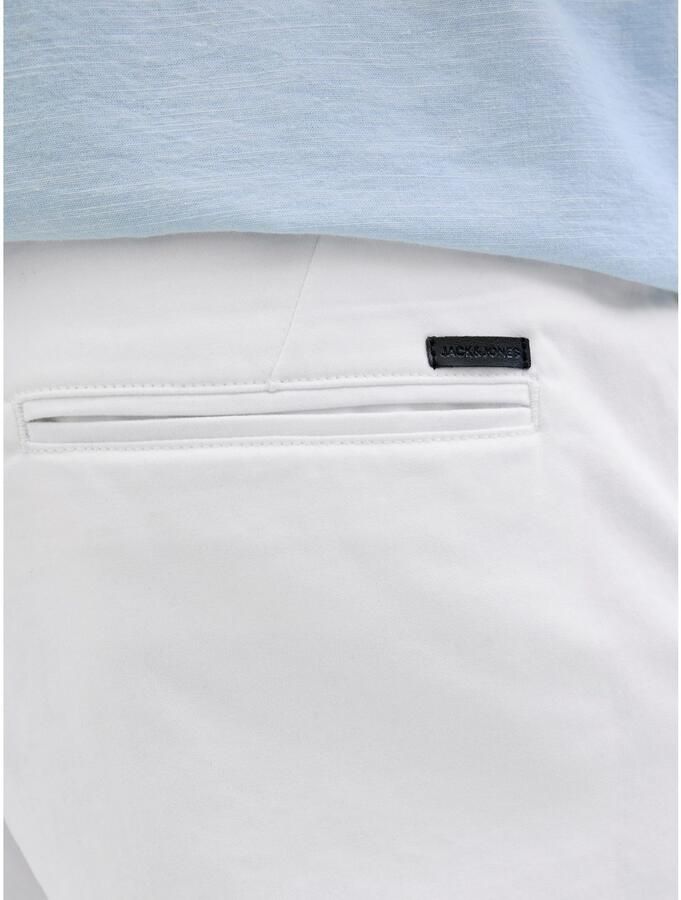 Jack & jones Bowie Solid Chinoshorts Stijlvol Comfort White Heren - Foto 3