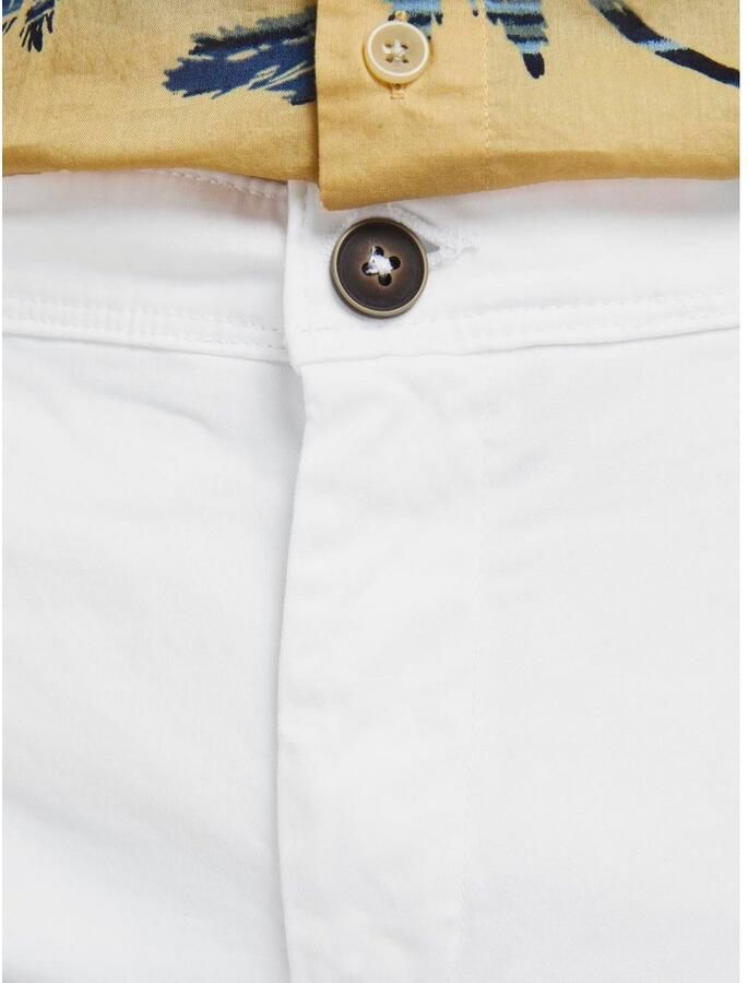 Jack & jones Bowie Solid Chinoshorts Stijlvol Comfort White Heren - Foto 2