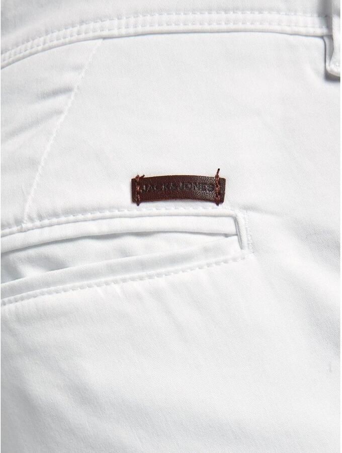 Jack & jones Bowie Solid Chinoshorts Stijlvol Comfort White Heren - Foto 4